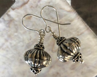 Chubby Sterling Silver Earrings