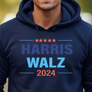 Harris Walz Sweatshirt 2024 Election Sweatshirt, Kamala Harris, Tim Walz, Madam President Gift for Democrat, Madam President Kamala Shirt