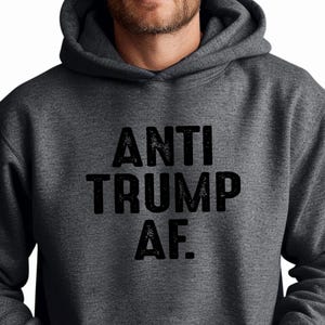 Political Activist Hoodie - Anti Trump Save Democracy - Funny Political Gift, Unisex Sweatshirt, Protest Apparel, Activism Clothing,