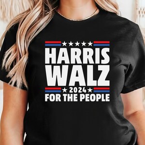 Harris Walz 2024 Election Shirt, Kamala Harris,  Kamala Walz Shirt, Tim Walz, Gift for Democrats, Vote Blue Shirt Madam President Kamala