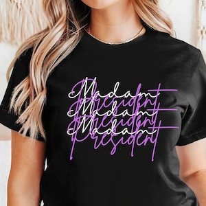 Kamala Harris Shirt, Madam President, Gift for Democrats, Kamala Shirt, 2024 Election Shirt, Vote Blue Shirt President Kamala, Harris Walz