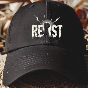 Baseball Cap, Resist Anti Trump Political Rights Activists, Protest Hat, Activism Headwear, Liberal Apparel, Social Justice Headgear