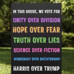 Harris Walz 2024 Election Sign, Kamala Harris, Tim Walz, Madam President, Gift for Democrats, Vote Blue, Vote Democrat, Kamala Yard Sign