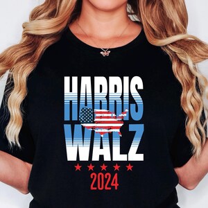 Harris Walz 2024 Election Shirt, Kamala Harris,  Kamala Walz Shirt, Tim Walz, Gift for Democrats, Vote Blue Shirt Madam President Kamala