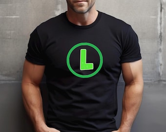 Luigi Unisex Vintage Softstyle T-Shirt, Luigi Custom name apparel, Gifts for Monopoly Players, Vintage FONT for Detectives, Luigi Shirt Gift