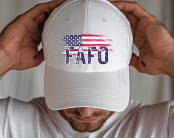 FAFO Anti Trump Baseball Hat, Pro Unity Rights Activists, Gift for Democrats, Adjustable Strap, Political Protest Gift, Reproductive Rights