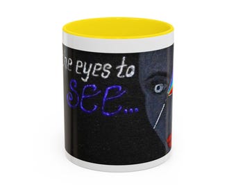 Colorful Artistic Coffee Mug - Explore Creativity, Unique Gift for Art Lovers, Inspirational Drinkware, Fun Home Office Decor, Eye-Catching