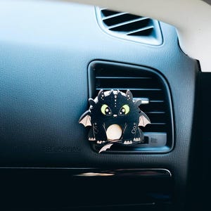 black cute dragon air vent clip|Car Air Fresheners|Wooden car diffuser|Cute сar accessories|Perfume custom Gift| dragon lovers gift
