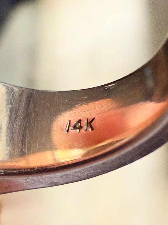 Diamond, Opal and Pearl Statement Ring - image 8