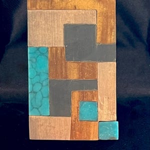 Signierte mexikanische Inlay Geldklammer