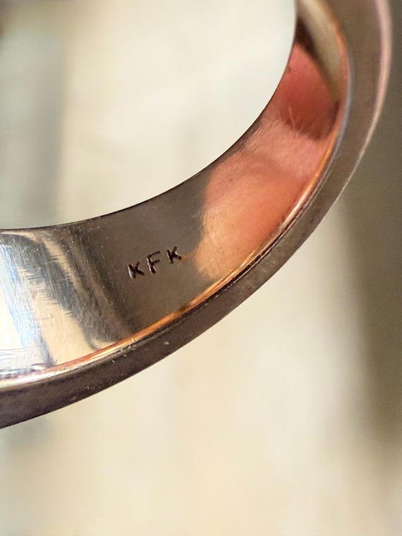 Diamond, Opal and Pearl Statement Ring - image 7