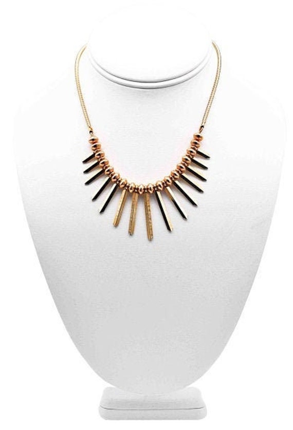 Vintage Krementz 14K Rolled Yellow and Rose Gold … - image 1