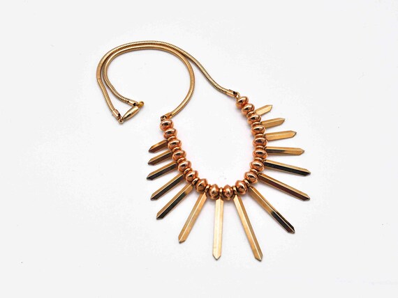 Vintage Krementz 14K Rolled Yellow and Rose Gold … - image 6