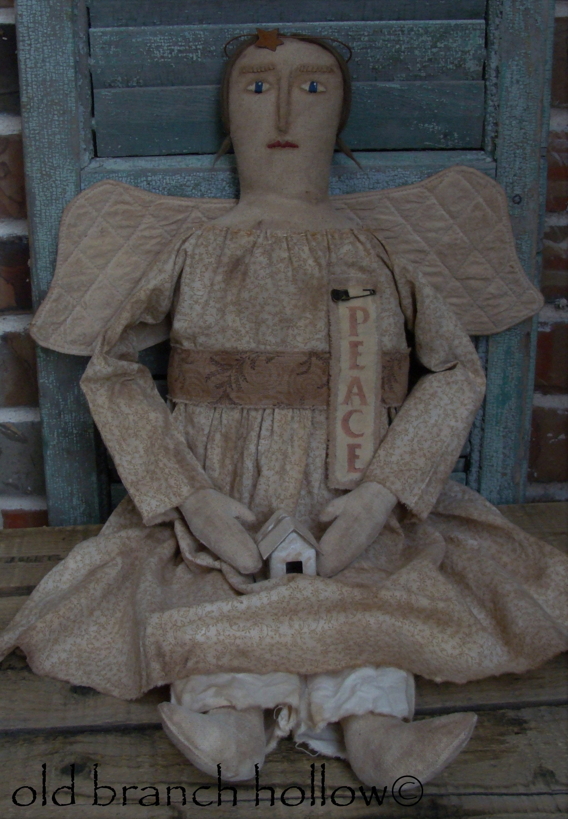 Primitive Angel Doll | Etsy