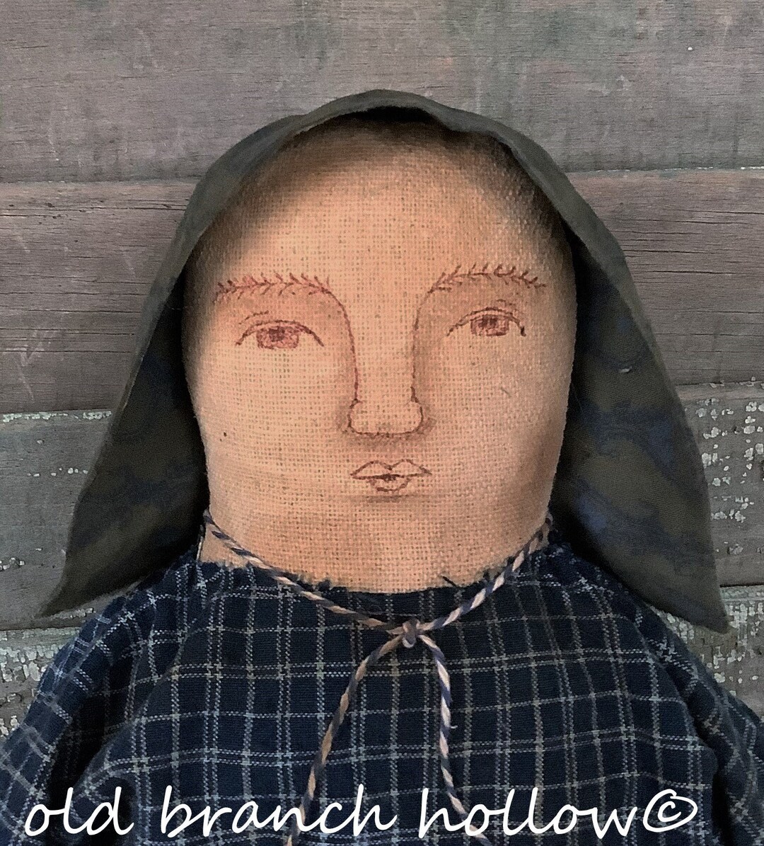 Primitive Handmade Folk Art Rag Doll Etsy