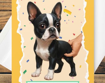 Funny Dog Birthday Card: Cheeky British Humor