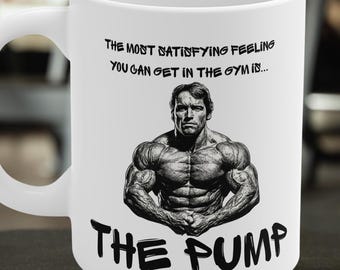 Arnold Schwarzenegger The Pump 11oz White Mug