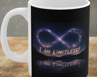 I am Limitless Motivational 11oz White Mug