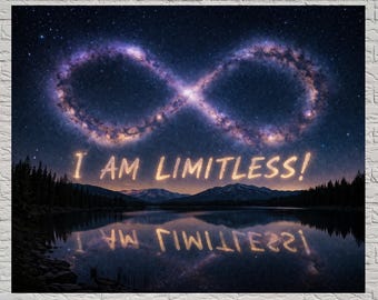 I am Limitless Motivational Digital Download