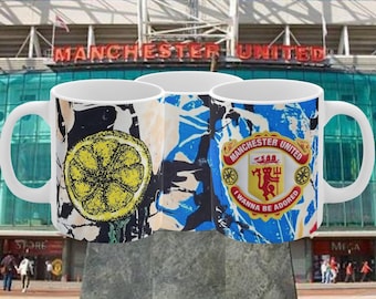 Manchester United x Stone Roses 11 Unzen weiße Tasse