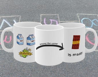 Humorous Milk Milk Lemonade 11oz White Mug