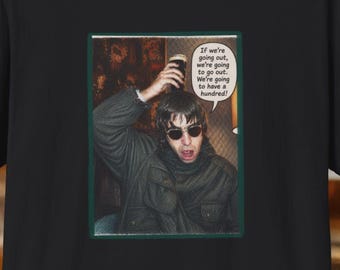 Liam Gallagher drinking Unisex Softstyle T-Shirt