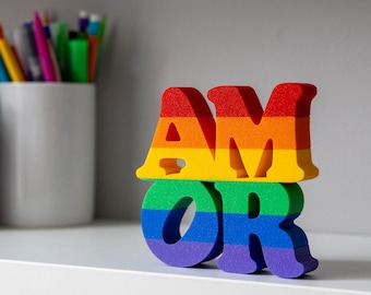 Amor "Cooper" Style (Pride Themed, Multi-color and Multi-Size),