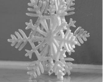 Holiday Snowflake Snap Apart Card