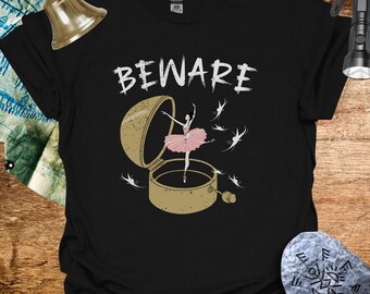 T-shirt Stop the Melody Music Box Scène d'horreur