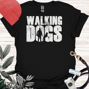 Walking Dogs T-Shirt: Dog Walker Gift Tee