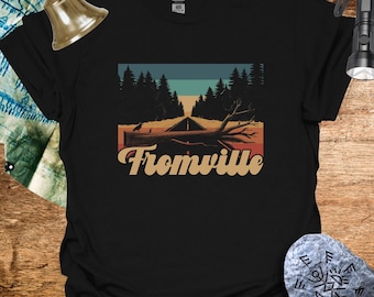 Chemise de scène d'horreur Fromville : t-shirt unisexe effrayant de série télévisée