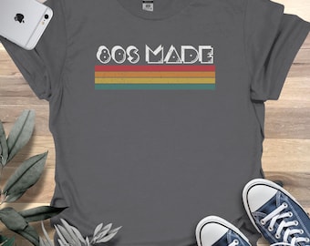 Retro 80s Made Tee, Made in the 80s Shirt, Birthday T-Shirt, 80s Party Shirt, 80's Birthday Party TShirt, Vintage Eighties Bday Gifts