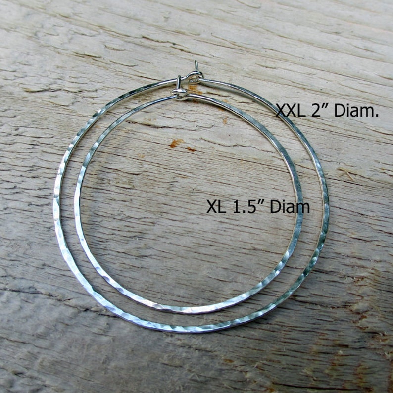 1 1 2 inch sterling silver hoop earrings