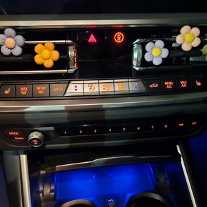 Cartoon Flower Car Air Vent Decorations