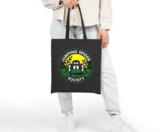 Jumping Spider Society Tote Bag - Eco-Friendly