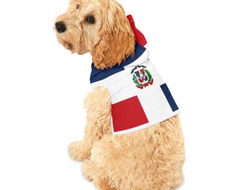 Dominican Flag - Pet Hoodie
