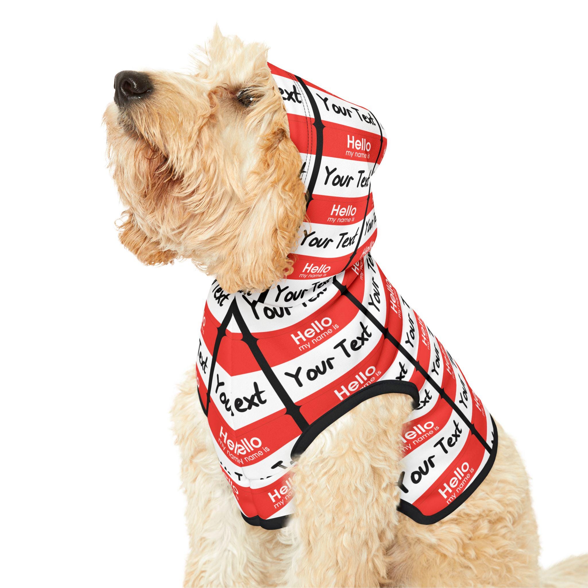 Sudadera con capucha personalizable para mascotas: personaliza el