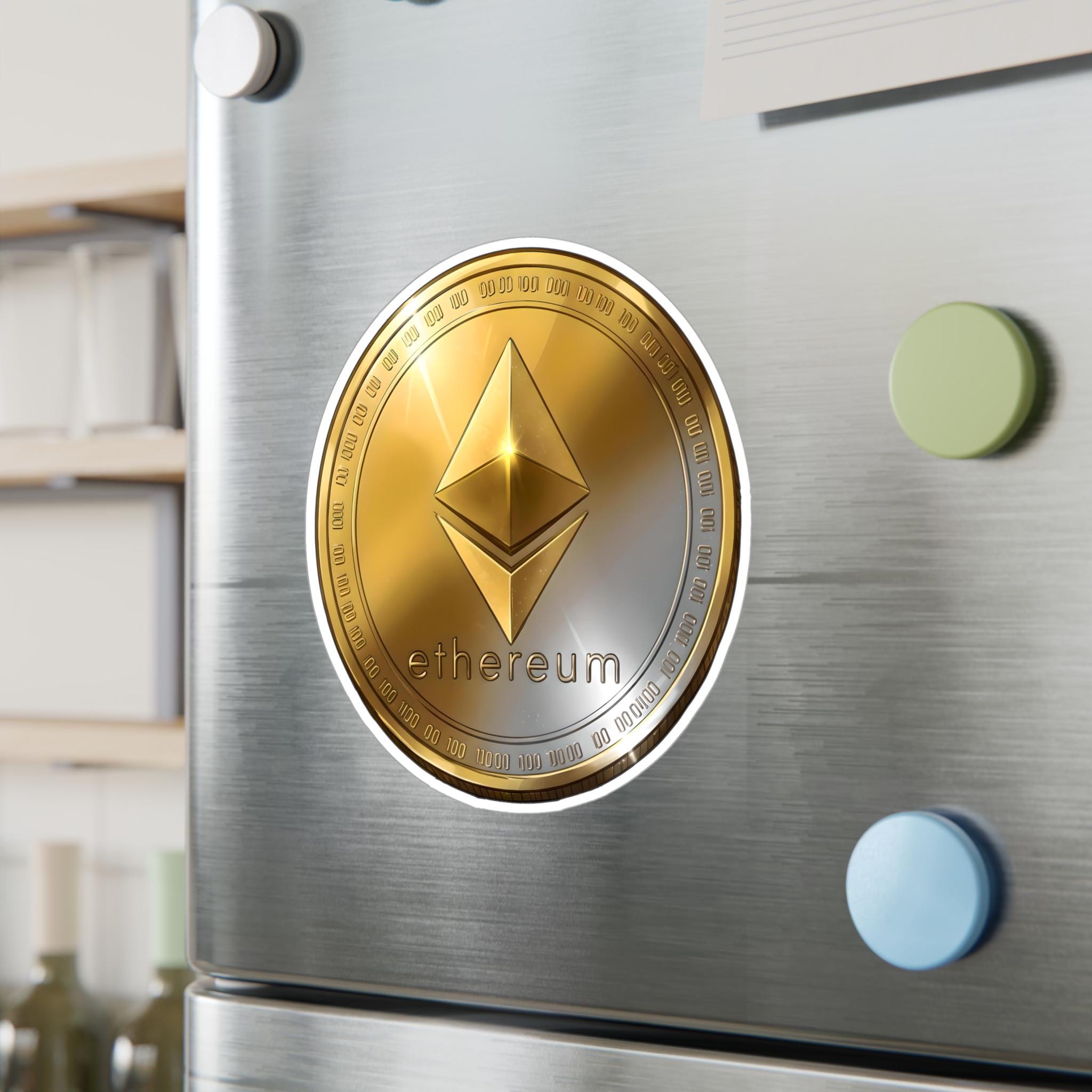 暗号通貨コイン - キスカットビニールデカール、XRP、ETH、BCT、SOL、ペペ、シバ、ドージコイン、アバランス、ユニスワップ、リンク、ADA