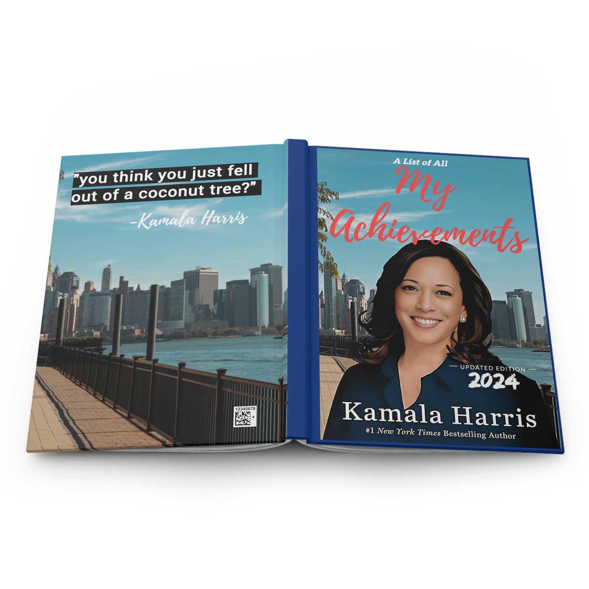 Kamala Harris Achievements - Hard Cover Not-a-book Journal - Etsy