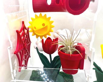 Tulips & Tunnels Theme | JUMPING SPIDERS