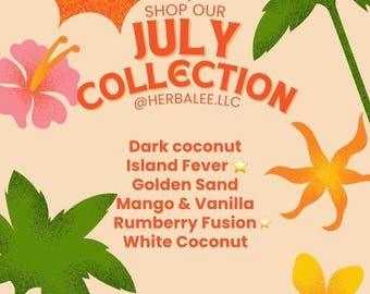 Fragrance Body Oils - LIMITED EDITION: July collection