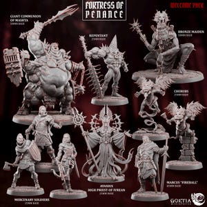 Ensemble Forteresse de la Pénitence • de Goetia Miniatures | Donjons et dragons | Jeux de société | Jeux de guerre | Miniature en résine