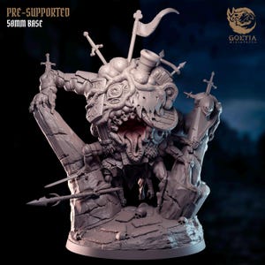Revulsion – Horror Monster Miniature | 32mm Resin Miniature for DnD, Pathfinder, TTRPG | Goetia Miniatures