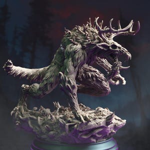 Wendigo Monstrosity - Wendigo Miniature | 32mm Resin for DnD, Pathfinder, Fantasy TTRPGs | DM Stash