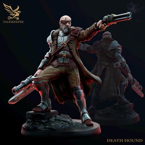 Death Hound • 32 mm Resin Miniatur für DnD, Pathfinder • Dämonenjäger Held NPC | Märchenbewahrer
