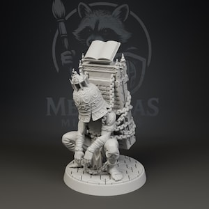 Carrier of the Words – Horror Monster Miniature | 32mm Resin Miniature for DnD, Pathfinder, TTRPG | Goetia Miniatures