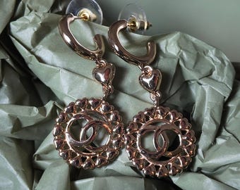 Retro chanel earrings
