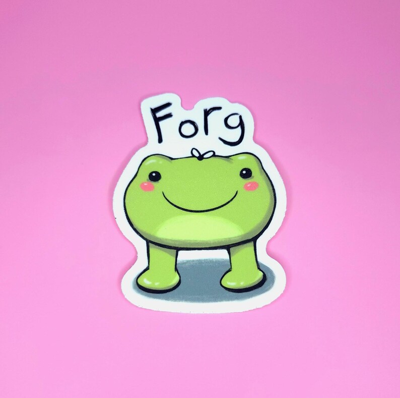 Silly Frog, and Freg Meme Sticker Pack Frog Sticker Bundle Derpy