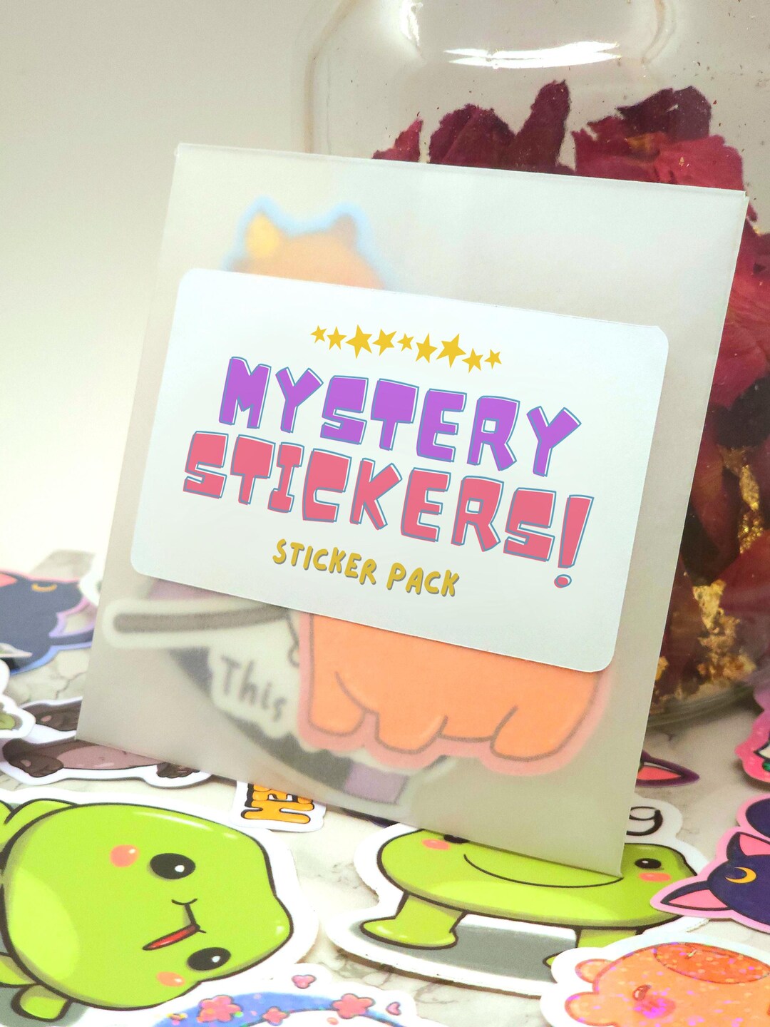 Mystery Sticker Pack | 5 Vinyl Sticker Pack | Random Designs ...