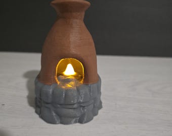 Rust Game Furnace Model: Lights Up